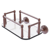 Allied Brass Waverly Place Collection Wall Mounted Glass Guest Towel Tray in Brushed Bronze