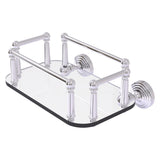 Allied Brass Waverly Place Collection Wall Mounted Glass Guest Towel Tray in Brushed Bronze