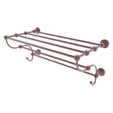 Allied Brass Waverly Place Matte White Wall Mount Towel Rack