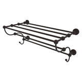 Allied Brass Waverly Place Matte White Wall Mount Towel Rack