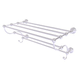 Allied Brass Waverly Place Matte White Wall Mount Towel Rack