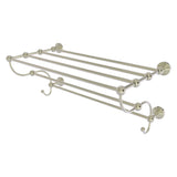 Allied Brass Waverly Place Satin Nickel Wall Mount Towel Rack, 24/36 in