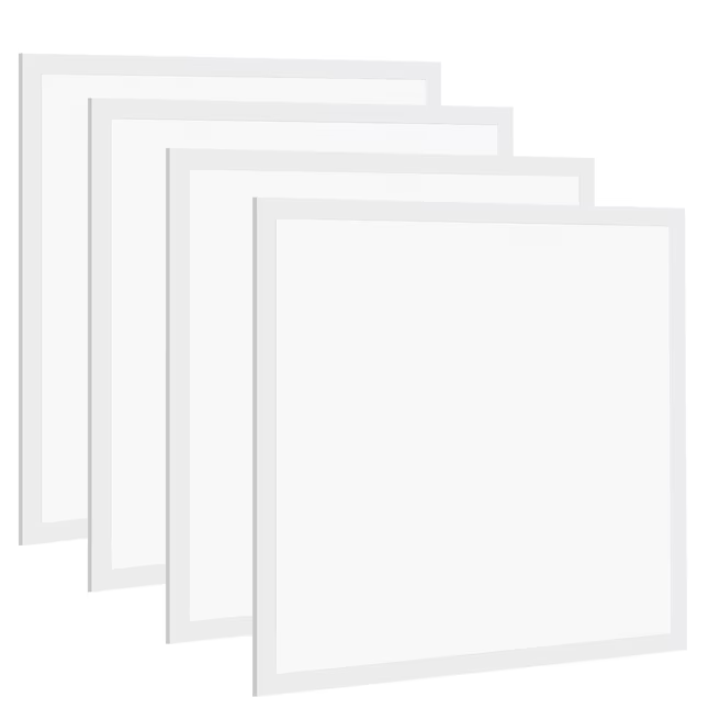 WYZM 24-in x 24-in Panel Light 4-Pack 250-sq ft Frosted Ceiling Light Panels