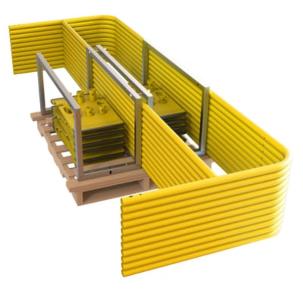 Yellow Guardrail Pallet Kit