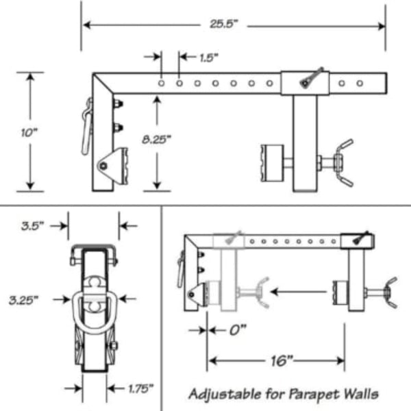 Parapet Roofing Anchor image 3