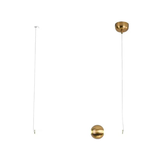 Dlsslighting Wholesale Manufacture LED Tube Glass Brass Pendant Lamp