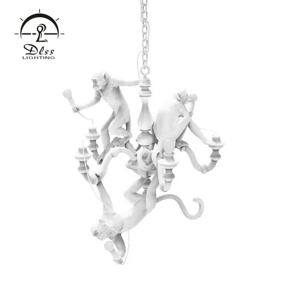 DLSS Wholesale Modern LED Pendant Monkey Lamp B2b Home Chandelier Light