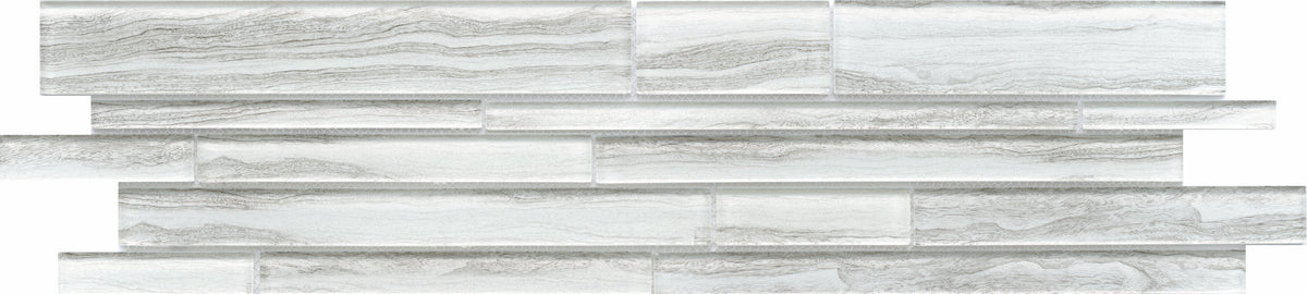 Emser Zen Quiet Glass Border Tile, 11-Pack (6 in. x 24 in.)