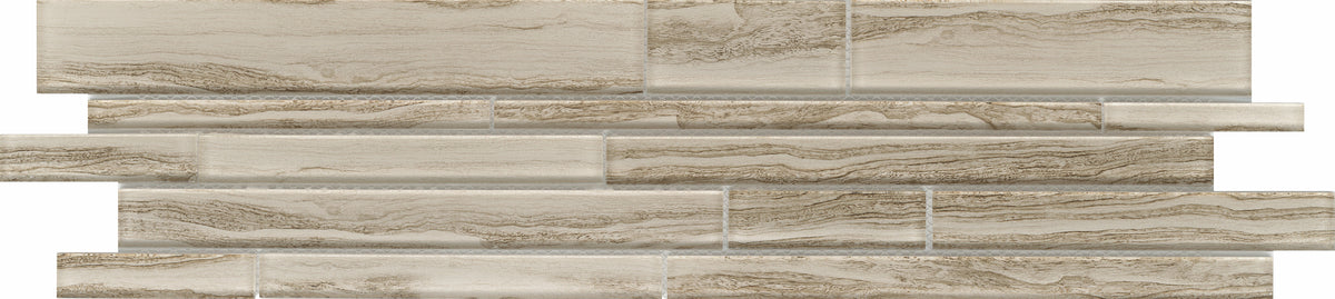 Emser Zen Quiet Glass Border Tile, 11-Pack (6 in. x 24 in.)