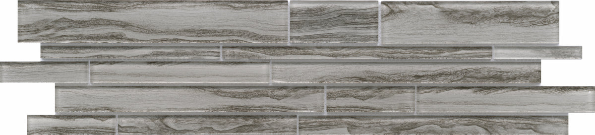 Emser Zen Quiet Glass Border Tile, 11-Pack (6 in. x 24 in.)