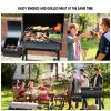 Royal Gourmet 26.8-in Black Barrel Charcoal Grill