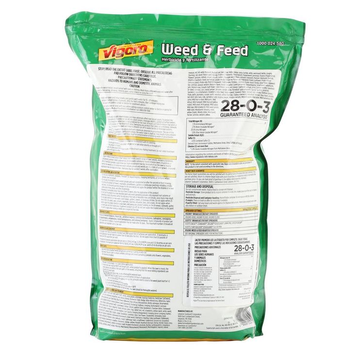 Vigoro 7 lbs. Weed and Feed Lawn Fertilizer, 28-0-3, Covers 2,500 sq. ft.
