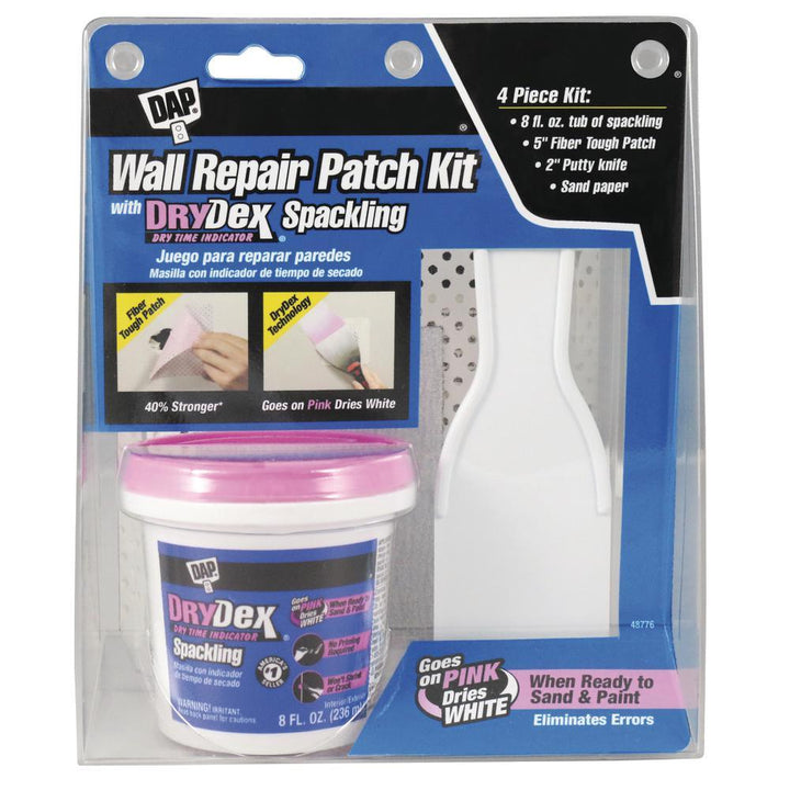 DAP DryDex 8 oz. Wall Repair Patch Kit - Super Arbor