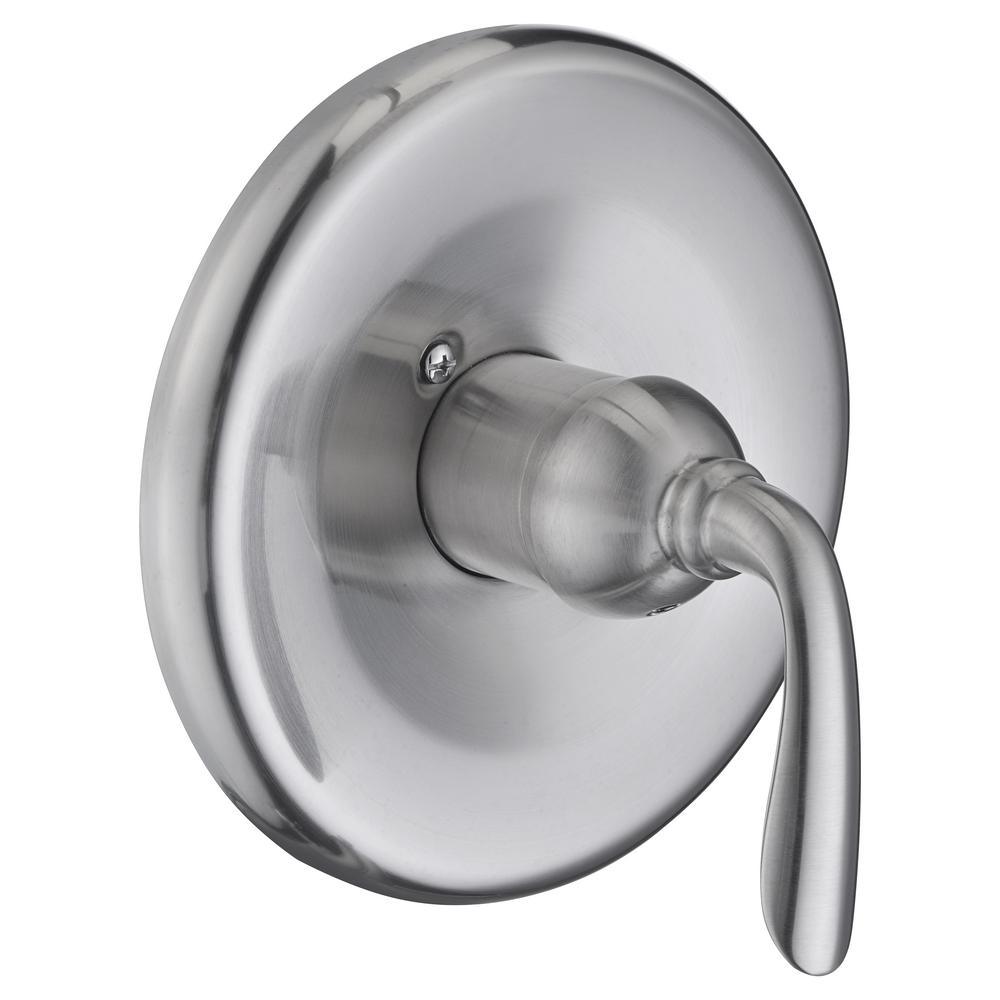 Meno Series Single-Handle 1-Spray Tub and Shower Faucet in Brushed Nickel - Super Arbor