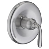 Meno Series Single-Handle 1-Spray Tub and Shower Faucet in Brushed Nickel - Super Arbor