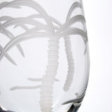 Palm Tree 16 oz. Clear Beer Pilsner (Set of 4)