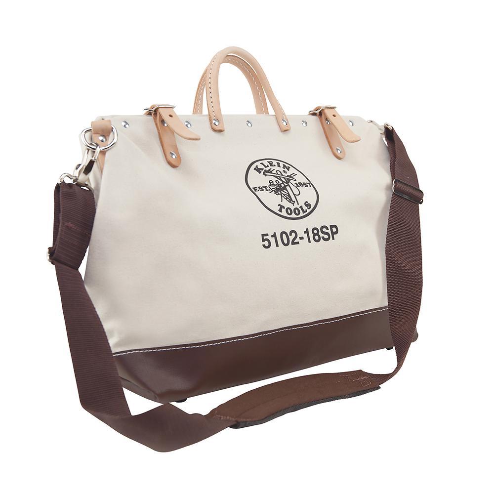 Deluxe Tool Bag, Canvas, 10 Pockets, 14-Inch - Super Arbor