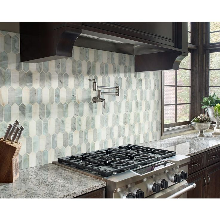 MSI Cienega Springs 10 in. x 13.78 in. x 6mm Textured Picket Multi-Surface Mesh-Mounted Mosaic Tile (14.4 sq. ft./Case)