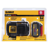 FLEXVOLT 20V/60V MAX Lithium-Ion 6.0Ah Battery Pack with 6 Amp Output Charger