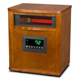 1800 sq. ft. 1500-Watt 2-Lifesmart 6-Element Portable Infrared Quartz Electric Space Heaters - Super Arbor