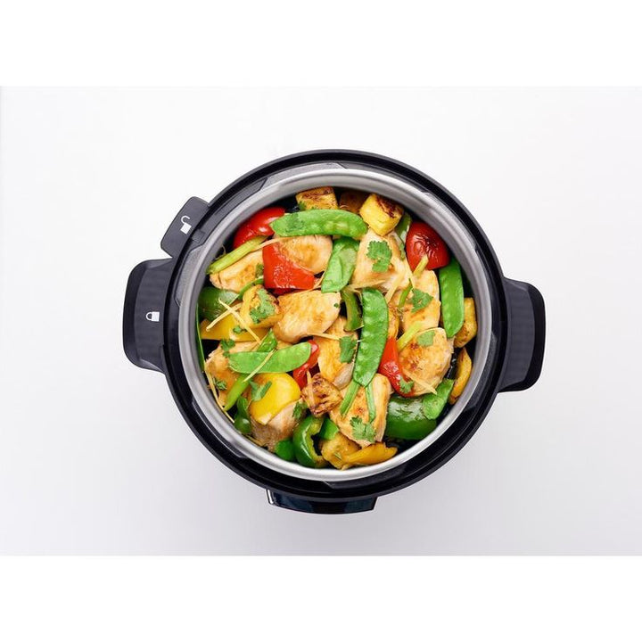 LUX EDGE 4 Qt. Stainless Steel Electric Pressure Cooker with Stainless Steel Cooking Pot