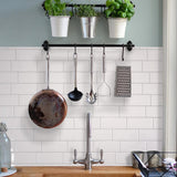 Metro Campagnola 11.56 in. W x 8.38 in. H White Peel and Stick Decorative Mosaic Wall Tile Backsplash (4-Pack) - Super Arbor