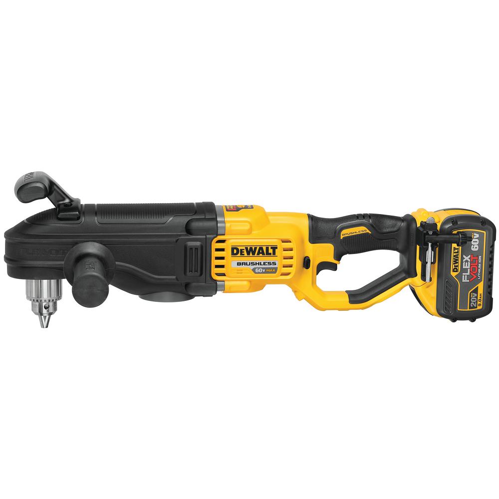 FLEXVOLT 60-Volt MAX Lithium-Ion Cordless Brushless 1/2 in. Stud and Joist Drill Kit W/9.0 Ah Pack, Tool Bag and Charger - Super Arbor