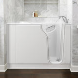 Gelcoat Value Series 52 in. Right Hand Walk-In Soaking Tub in White - Super Arbor