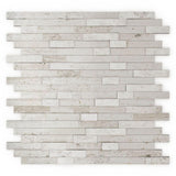 Inoxia SpeedTiles Bengal Brown 11.77 in. x 11.57 in. x 8 mm Stone Self-Adhesive Wall Mosaic Tile (11.4 sq. ft. / case) - Super Arbor
