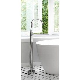 Jacuzzi PRIMO Polished Chrome 1-Handle Residential Freestanding Bathtub Faucet with Hand Shower