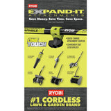 RYOBI One+ 18-Volt Lithium-Ion Cordless Attachment Capable Brushless String Trimmer (Tool-Only)