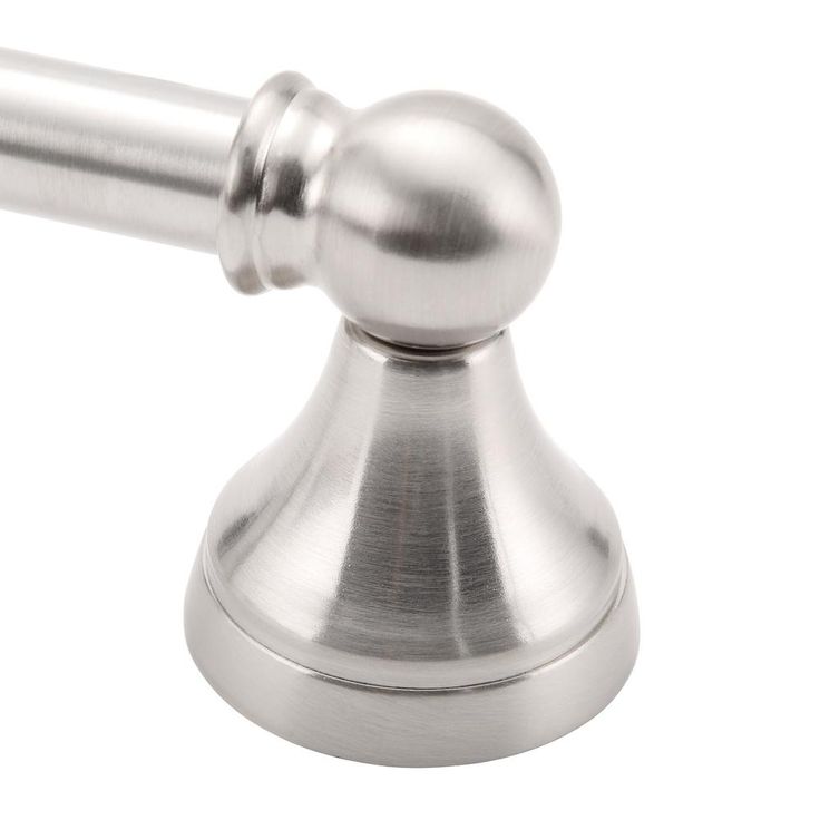 Estorial 3-Light Brushed Nickel Vanity Light with Frosted Glass Shades and Bath Set (4-Piece)