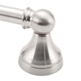 Estorial 3-Light Brushed Nickel Vanity Light with Frosted Glass Shades and Bath Set (4-Piece)