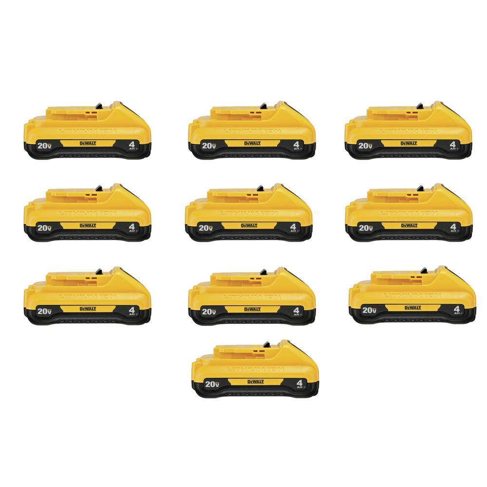 20-Volt MAX Compact Lithium-Ion 1.5Ah Battery Pack (4-Pack) - Super Arbor