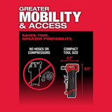 M12 FUEL 12-Volt Lithium-Ion Brushless Cordless 1/4 in. Right Angle and Straight Die Grinder Kit (Tool-Only Kit) - Super Arbor