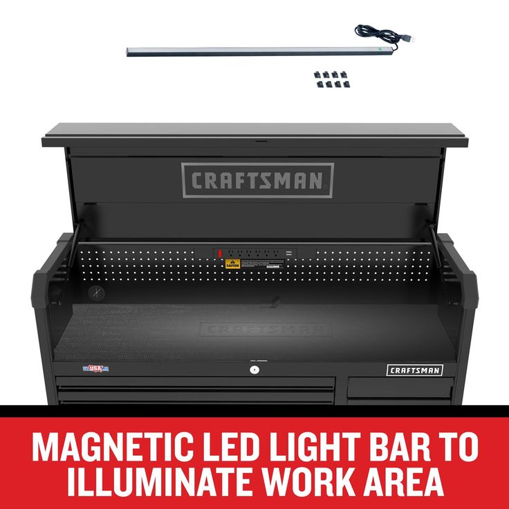 CRAFTSMAN Premium 2000 Series 51.5-in W x 24.5-in H 7-Drawer Steel Tool Chest (Black)