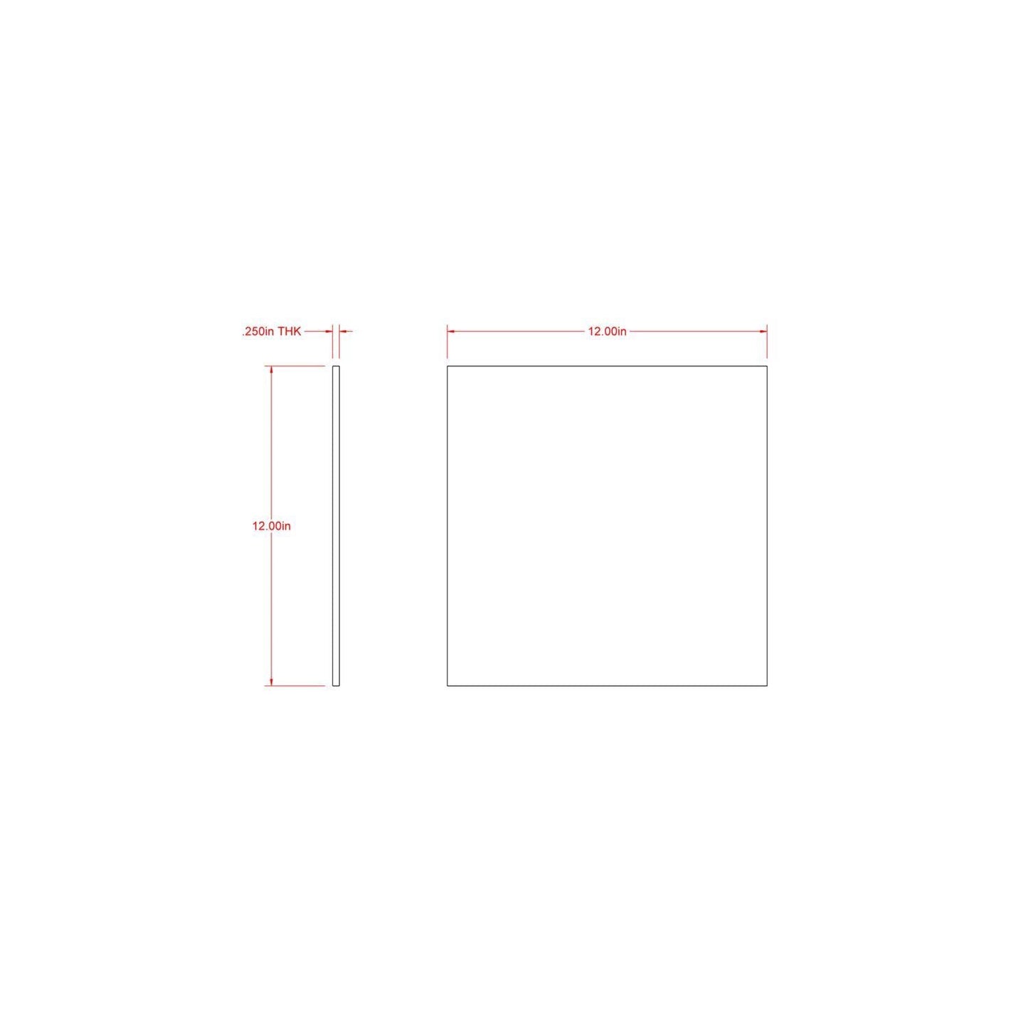 Boltmaster 12 in. Uncoated Steel Weldable Plate