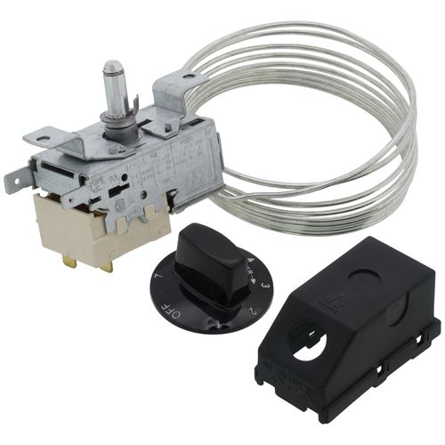 Ranco A12-700 temperature controller - front view (Switch Action: SPST; Capillary Length: 84")