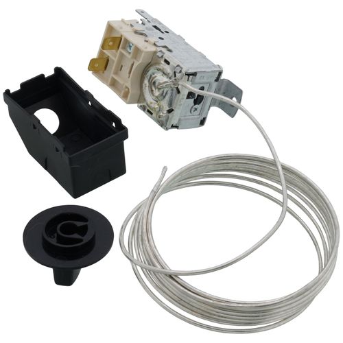 Ranco A12-700 temperature controller - detail view (Switch Action: SPST; Capillary Length: 84")