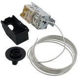 Ranco A12-700 temperature controller - detail view (Switch Action: SPST; Capillary Length: 84")