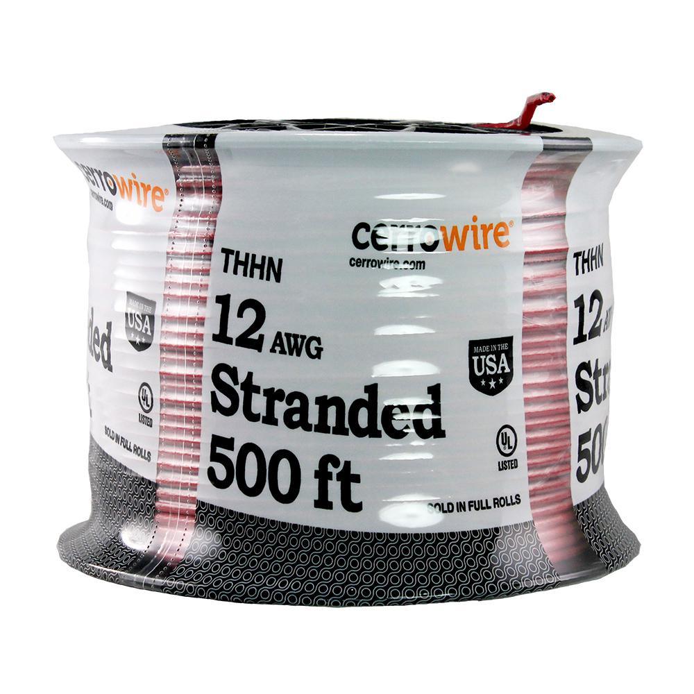 500 ft. 12/1 Blue Stranded THHN Wire - Super Arbor