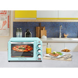 6-Slice/26 l Blue Retro Toaster Oven