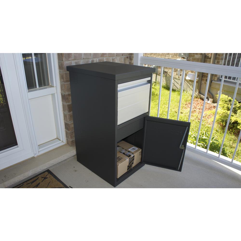 ParcelWirx Graphite Wall/Ground Mount Secure Dropbox - Super Arbor