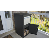 ParcelWirx Graphite Wall/Ground Mount Secure Dropbox - Super Arbor
