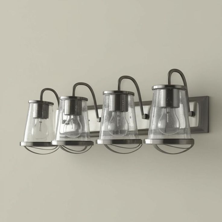 Home Decorators Collection Georgina 4-Light Brushed Nickel Vanity Light