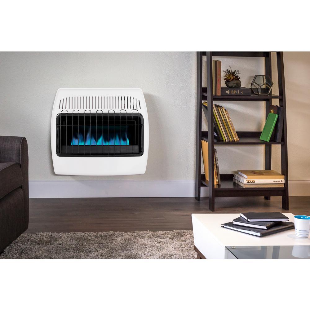30,000 BTU Vent Free Liquid Propane Blue Flame Wall Heater - Super Arbor