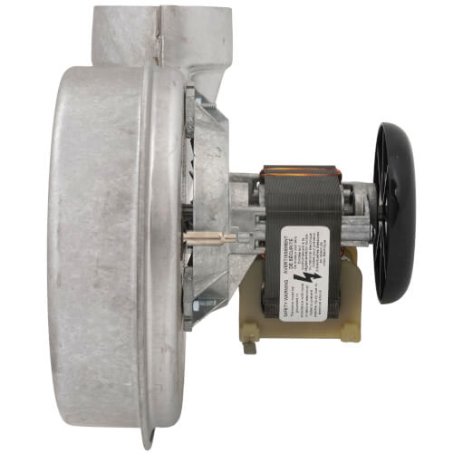 Fasco A172 inducer motor - label view (Type: Shaded Pole; Voltage: 115V)