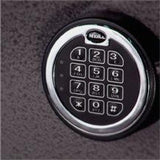3.3 cu. ft. All Steel Burglary and Fire Safe with Electronic Lock, Hammered Grey - Super Arbor