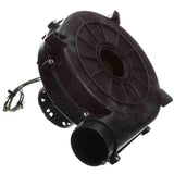Fasco A195 inducer motor - label view (Type: Shaded Pole; Voltage: 115V)