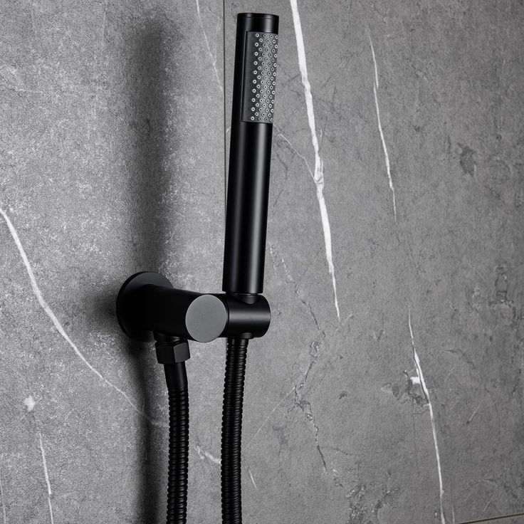 1-Spray Patterns 1.8 GPM 10 in. Dual Shower Head and Handheld Shower Head with Body Spray in Matte Black